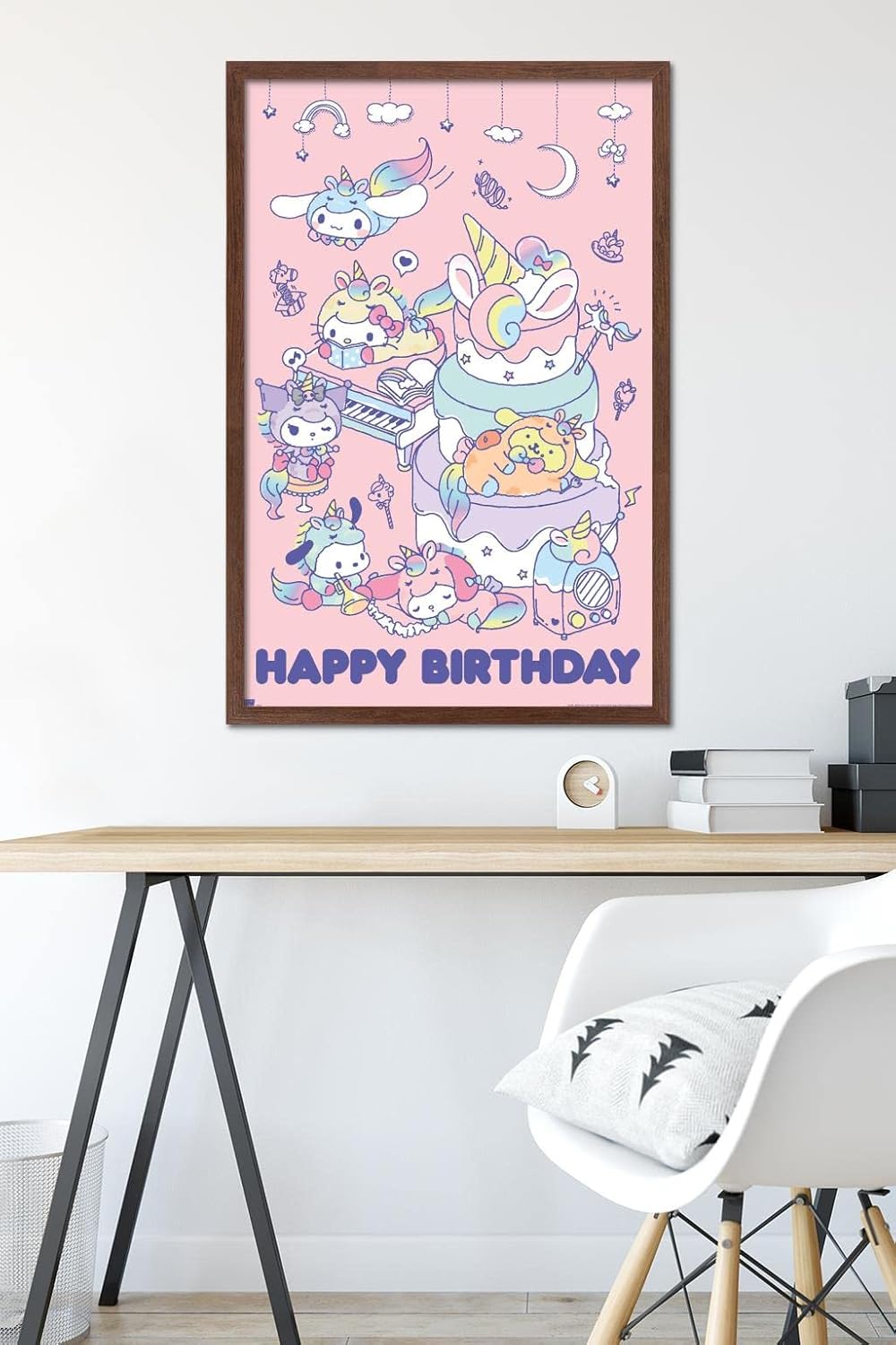 Trends International Hello Kitty and Friends Happy Birthday Wall