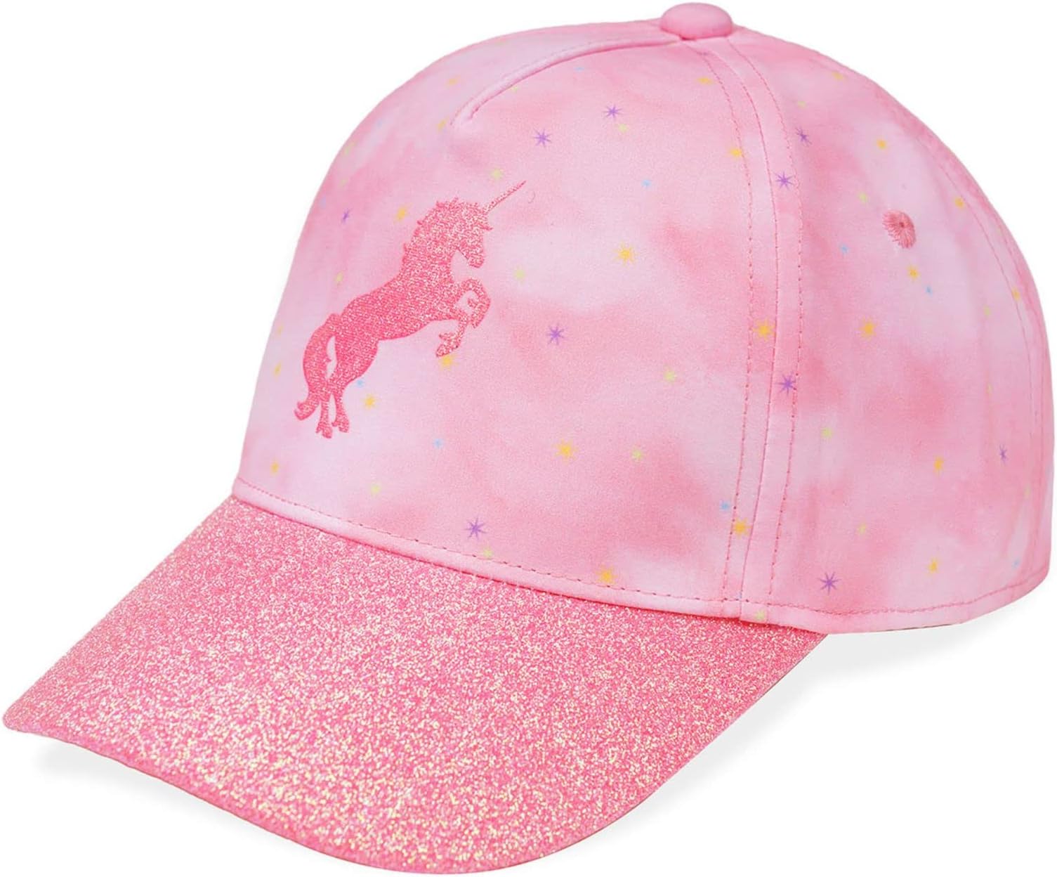 accsa Girls Baseball Hat Tie-Dye Unicorn Hats for Girls Adjustable Kids Baseball Cap