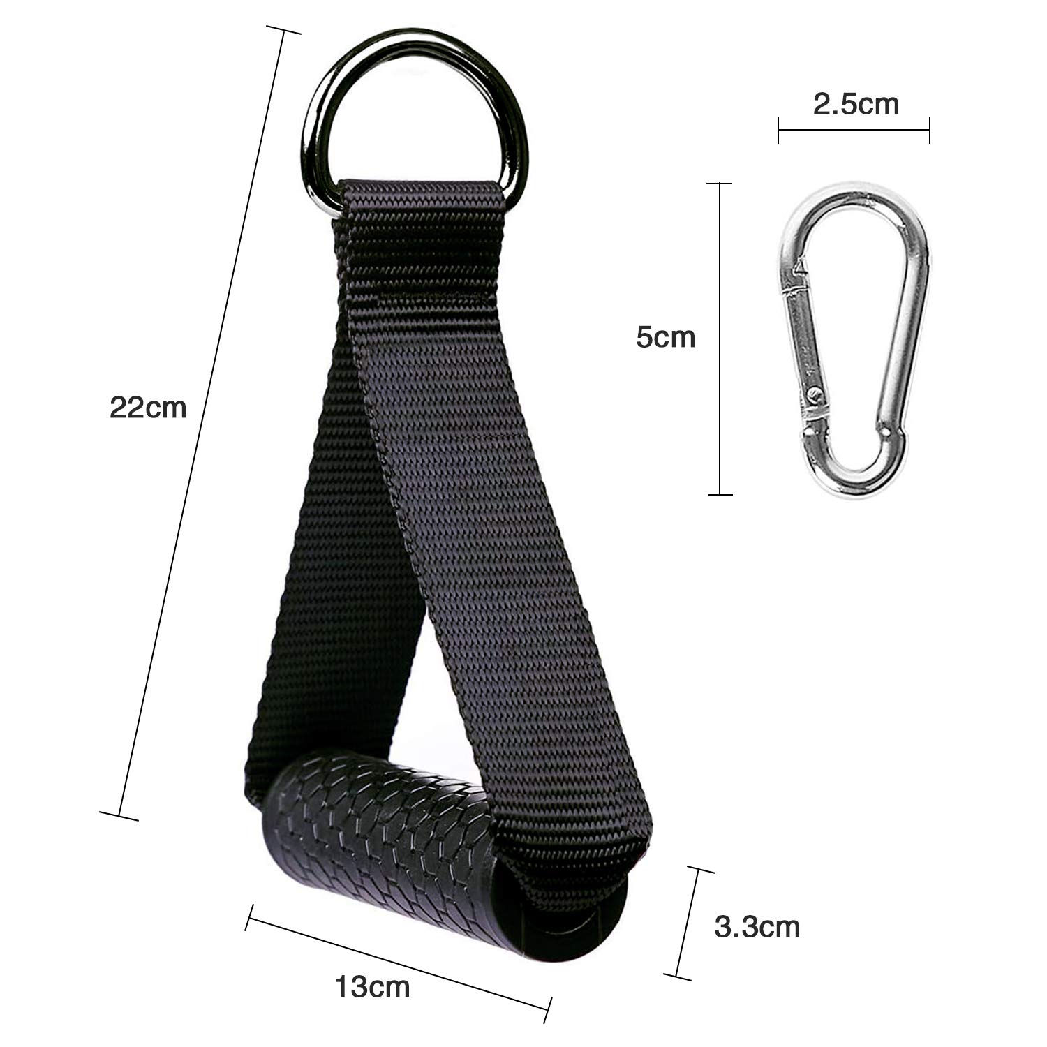 2 Pcs Poignées De Résistance Poignée De Tirage Musculation - Accessoires Pour Bands Et Machines