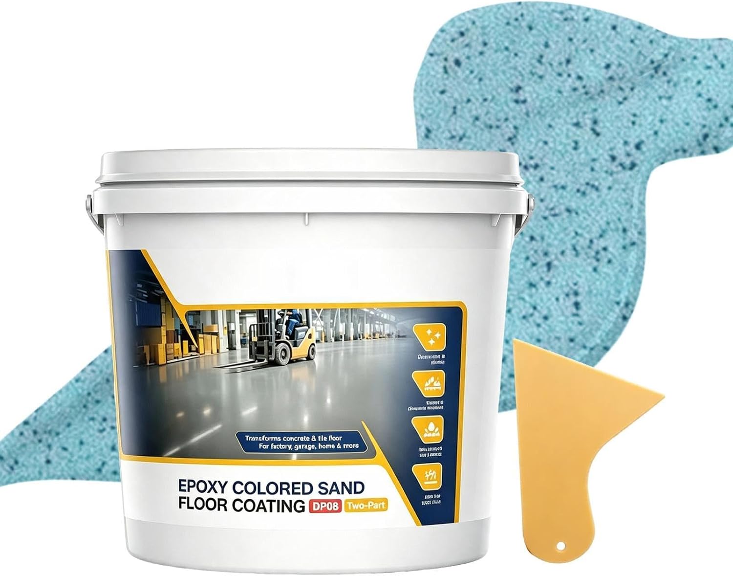 High Gloss Epoxy, Protect Floor Surfaces with Waterproof Coating (1KG)