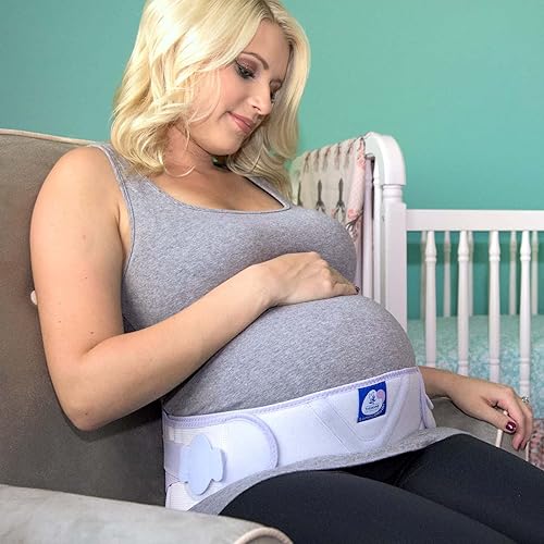 Miniatura 2 de THUASNE - Lombamum - Cinturón de apoyo para el embarazo de primera calidad - Soporte de maternidad para ayudar a aliviar el dolor y la presión