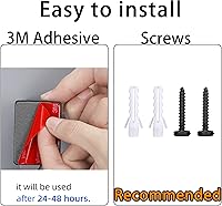 Vista 2 de Soporte para tapa de olla de acero inoxidable montado en la pared 3M autoadhesivo, estantes de cubierta de sartén (juego de 4) longitud libremente