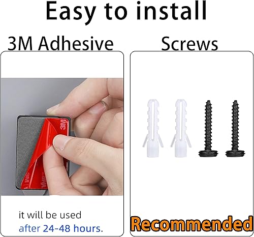 Miniatura 2 de Soporte para tapa de olla de acero inoxidable montado en la pared 3M autoadhesivo, estantes de cubierta de sartén (juego de 4) longitud libremente