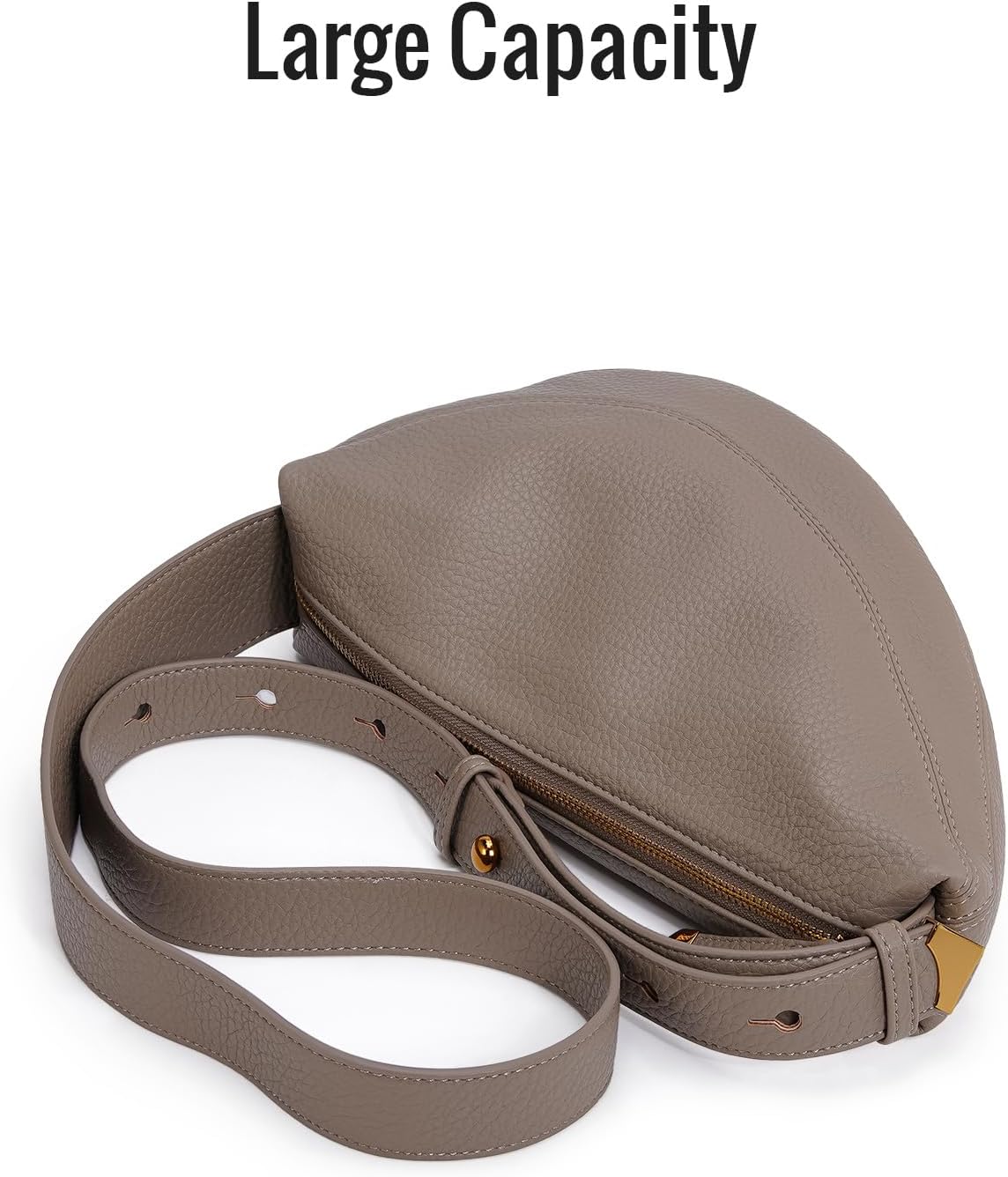 Crossbody Sling Bag for Women Crescent Bags Vegan Cross body Purses Dumpling Bag Small Travel with Adjustable Strap