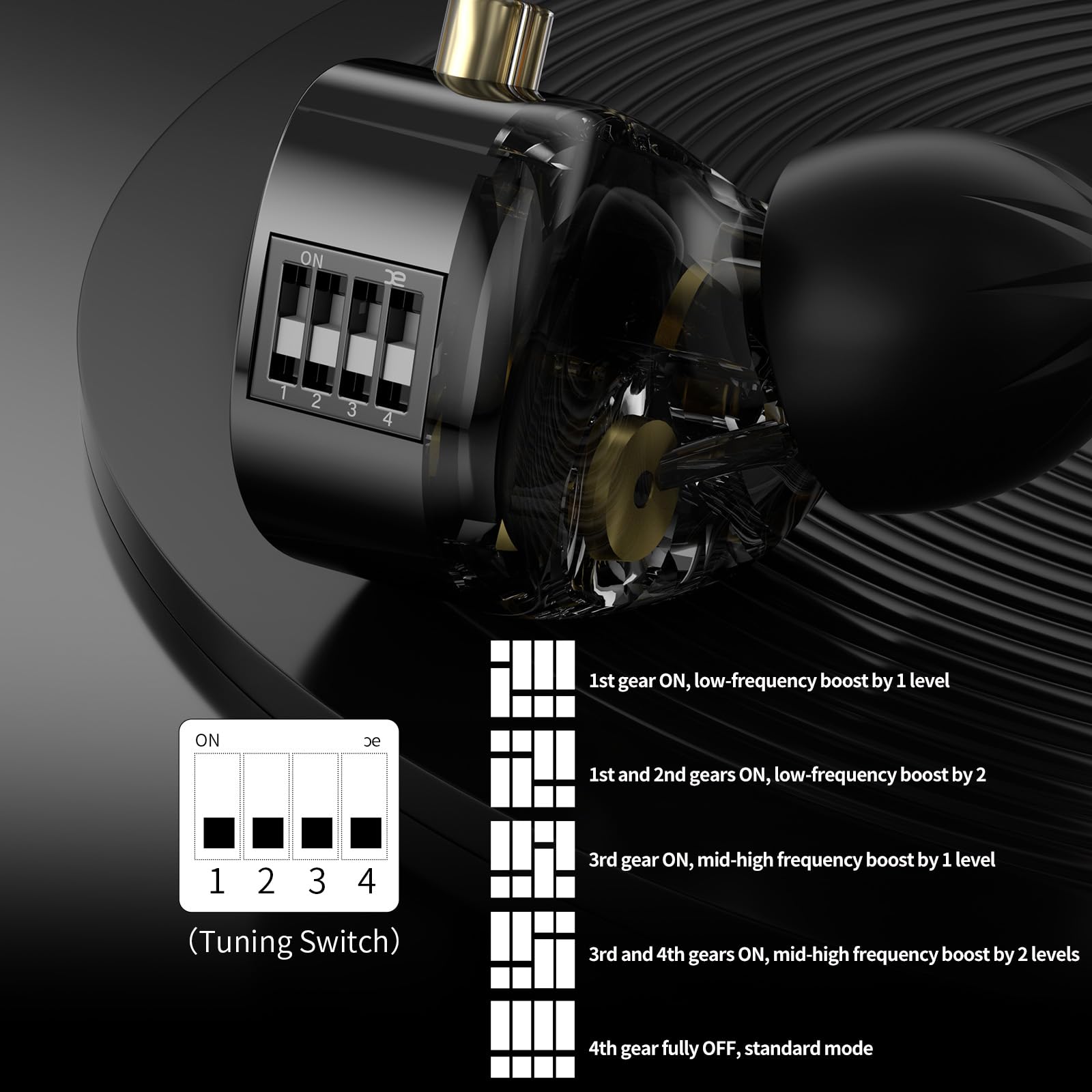 KZA COUSTICS Duonic zestaw słuchawkowy do gier z akustyczną konstrukcją Hi-Fi, podwójne mikrofony ze słuchawkami zbalansowanymi i ulepszonymi basami, odłączany kabel, ergonomiczna konstrukcja