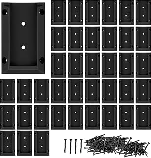 Eapele 40pcs Deck Railing Brackets Connectors for 2x4 Railing Wood Post with 240pcs Wood Screws