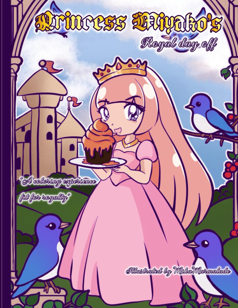 Princess Miyako's Royal Day Off: A coloring experience fit for royalty