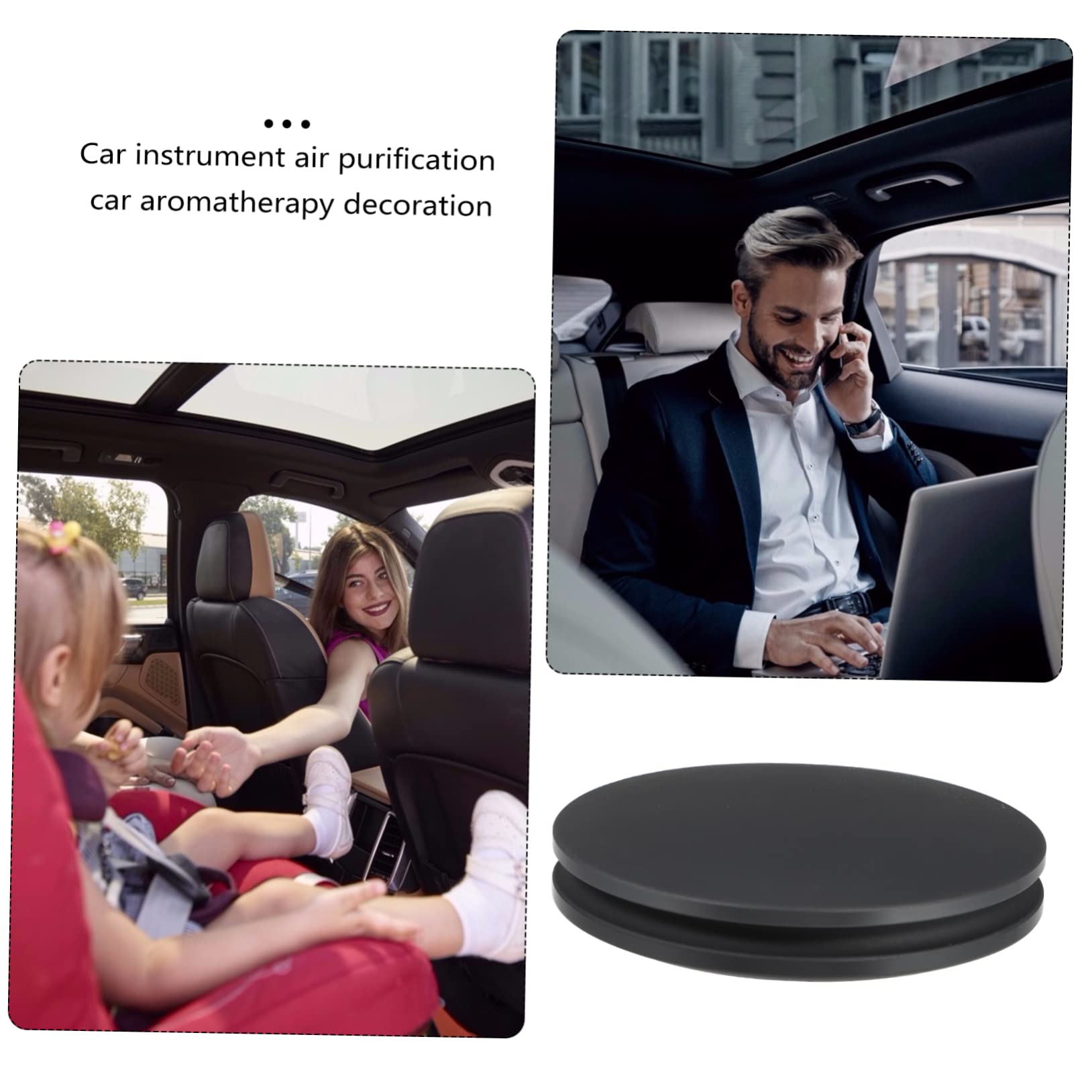 Amosfun 3sätze Auto Aromatherapie Diffuser Einfacher Duftspender Für Auto Effektive Luftreinigung Kompatibel Mit Aromatherapie-tabletten Kreatives Design Tiefem Für Angenehme Fahrt