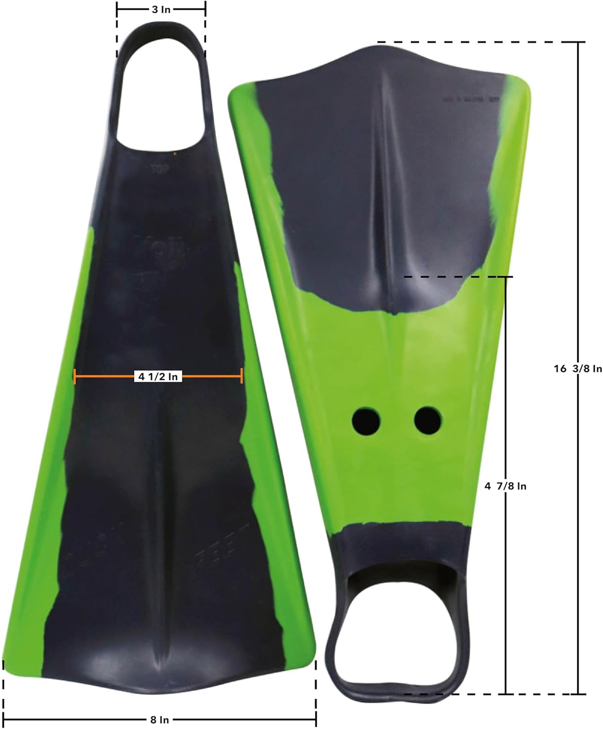 Voit Swim Fins Blue: Legendary Swim Fin Design, Unisex, Dual-Density Rubber Construction, Boost Speed and Comfort in The Water, Duck Feet