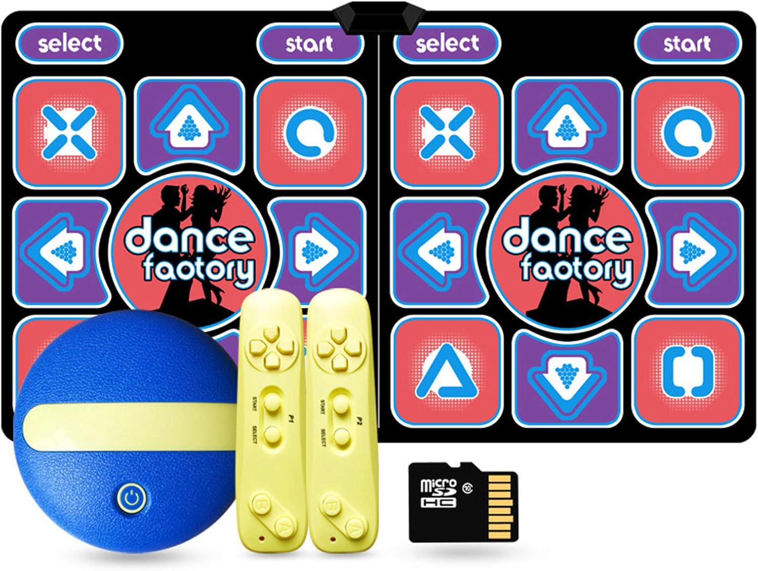 Dance Mat HDMI TV Interfaz de TV 11mm de Alta Calidad PVC Doble Baile