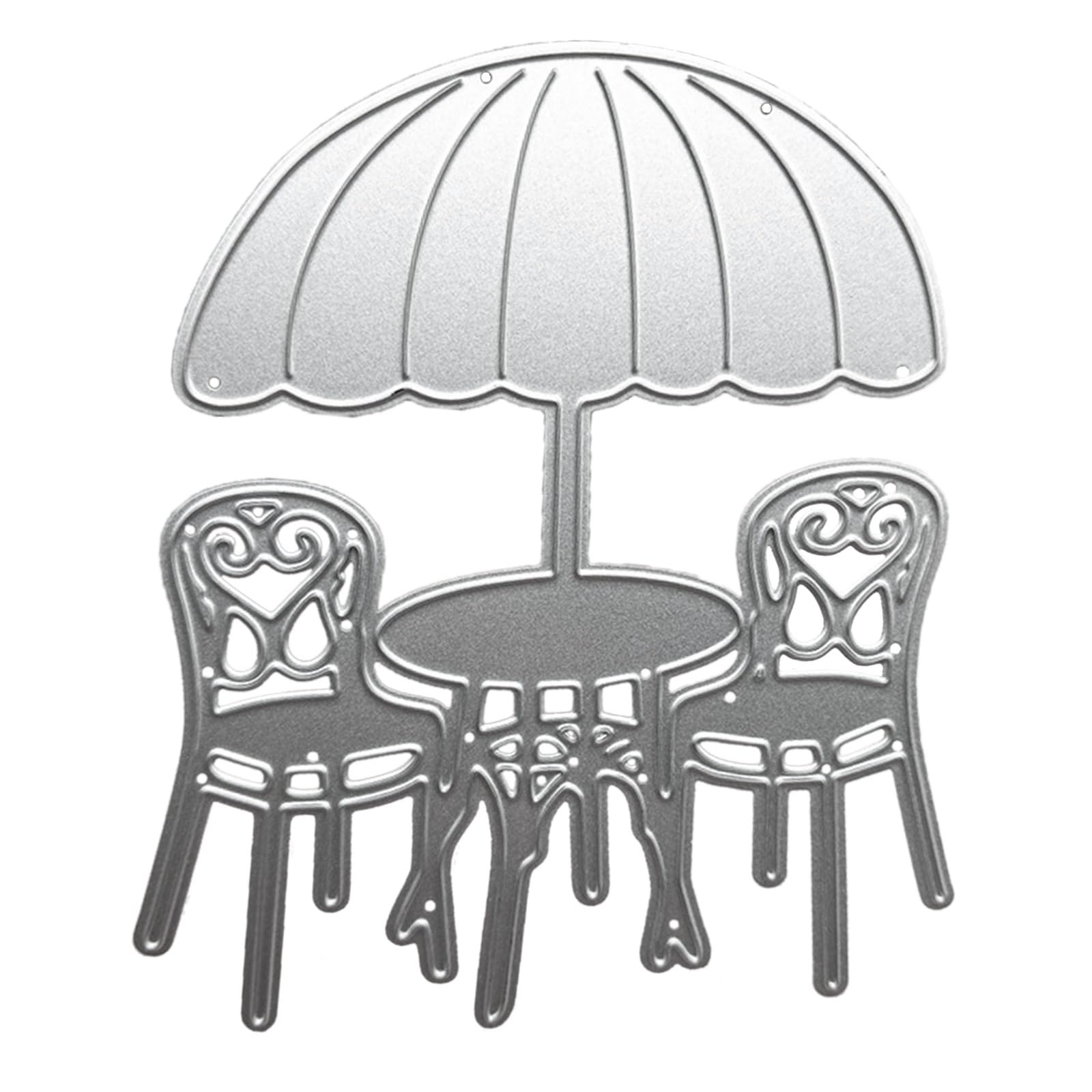 Uqezagpa Boys A Uqezagp Carbon Steel Sun Mbrell With Chair Cutting Dies Embossing Stencils Template For Decorative Paper Lbum Card Embossing Stencils Template For Scrapbooking