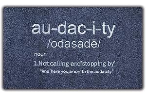 Bold and Daring: The Audacity Door Mat for Unforgettable Thresholds
