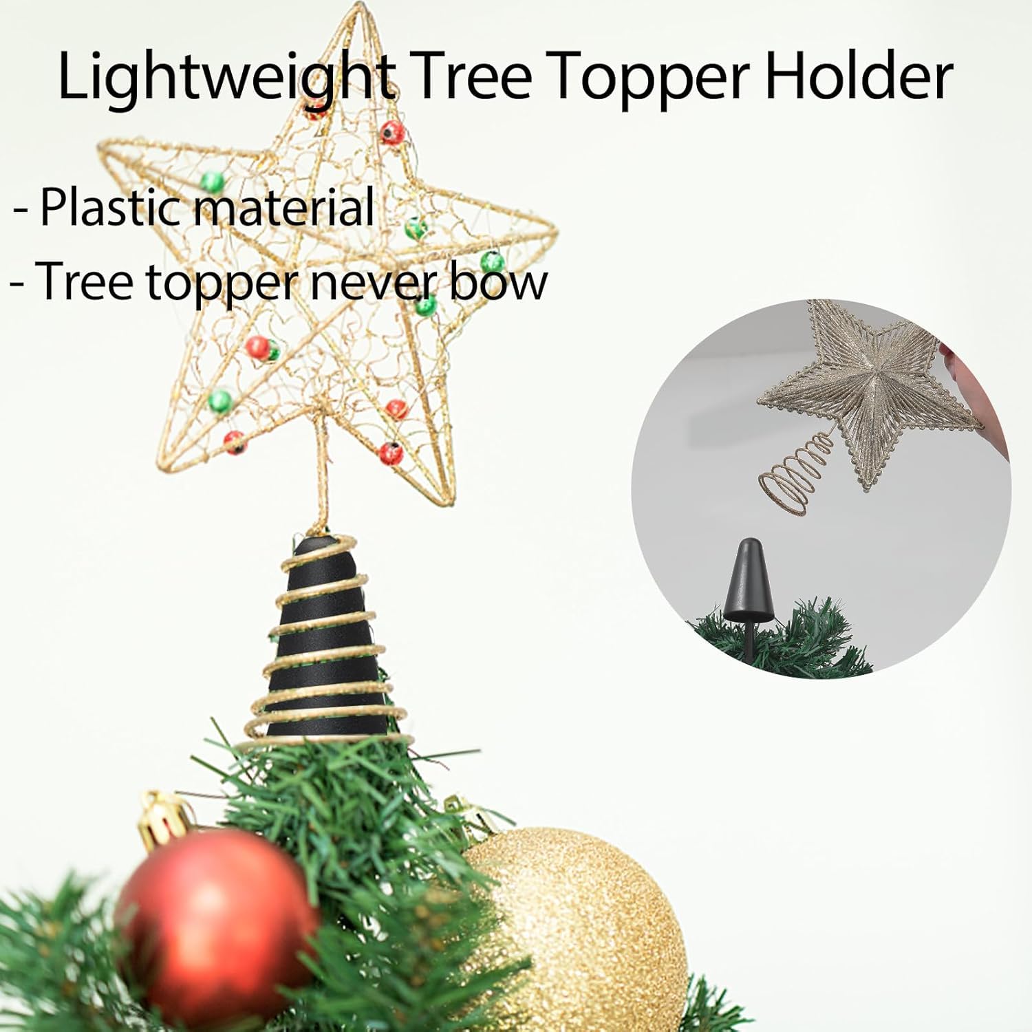 Etoile Sapin Noel, XiXiRan Arbre De Noël Haut Étoile, Topper D'arbre De