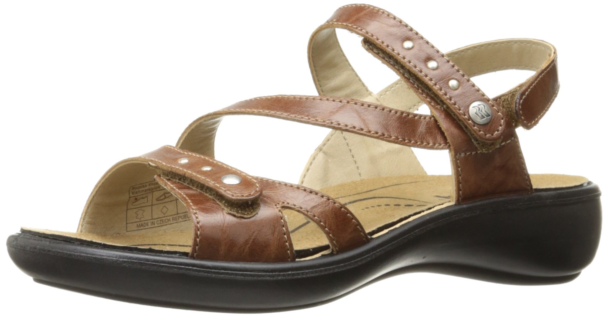RomikaWomen's Ibiza 70 Dress Sandal, Brandy, 42 EU/11-11.5 M US