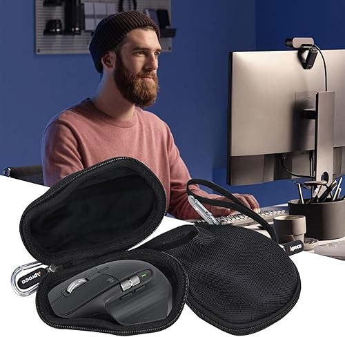 Miniatura 6 de Aproca Funda compatible con Logitech MX Master 4 / MX Master 3S / MX Master 3 / MX Matser 2S Advanced Mouse, bolsa de almacenamiento portátil para