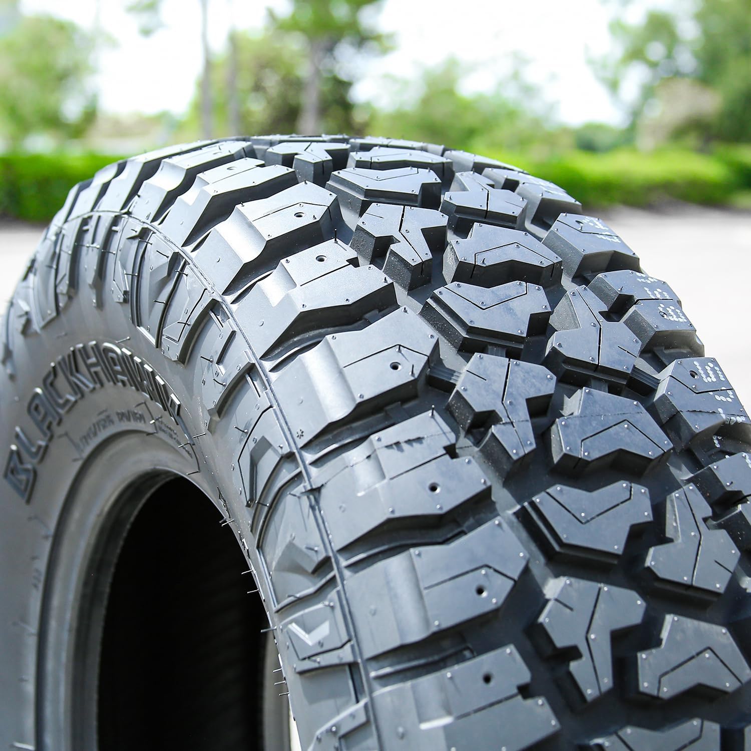 Blackhawk Ridgecrawler R/T All-Terrain Mud Off-Road Light Truck Radial Tire-LT245/75R16 245/75/16 245/75-16 120/116Q Load Range E LRE 10-Ply BSW Black Side Wall