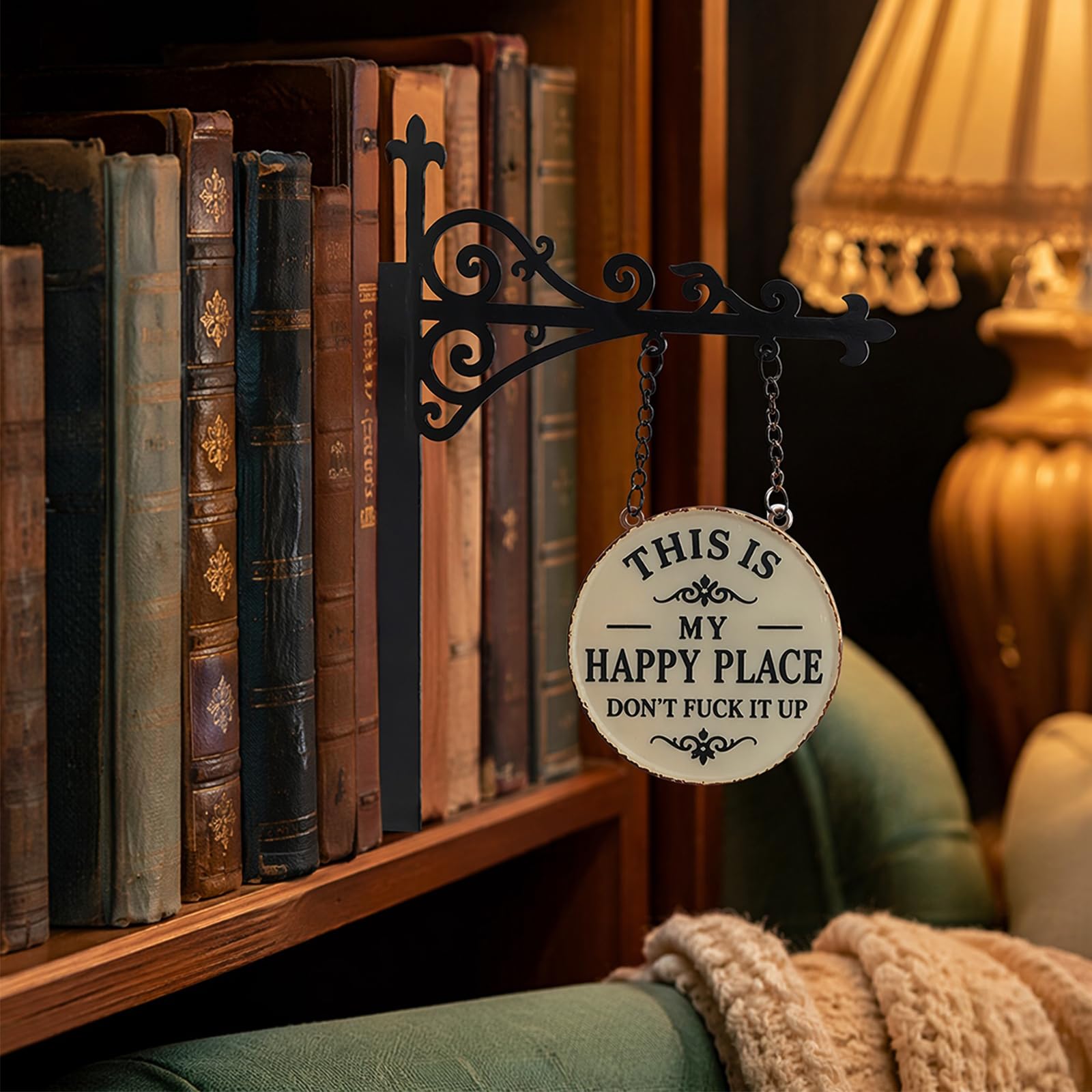 Library Lantern Mini Bookshelf Lamp Multifunctional Decorative Bookshelf