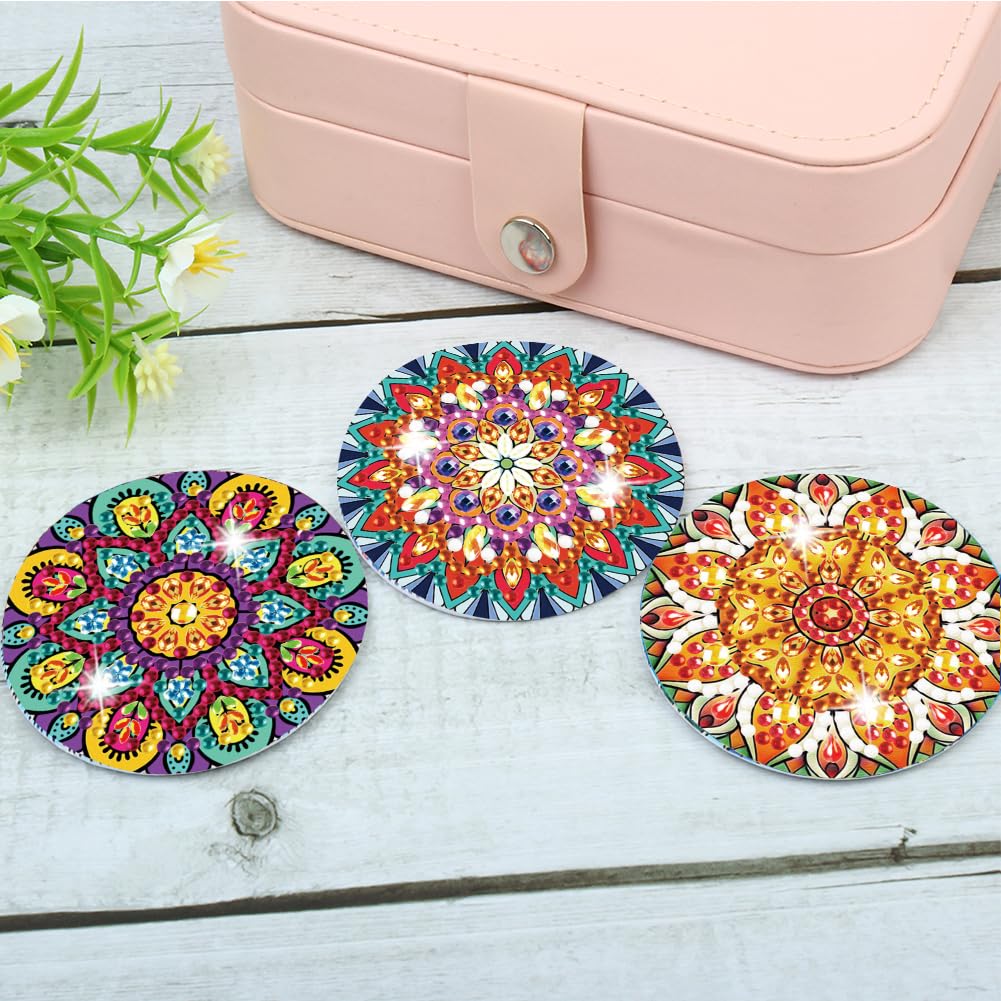 Miroir,Mini miroir de maquillage avec filet de transport, petit miroir Miroir,Mini miroir de maquillage avec filet de transport, petit miroir