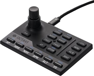 IFR-1: Compact All-in-one Cockpit Made in Germany - high-Precision Controls for COM, NAV, FMS, autopilot, XPDR, and More for immersive, Realistic Flight Simulation