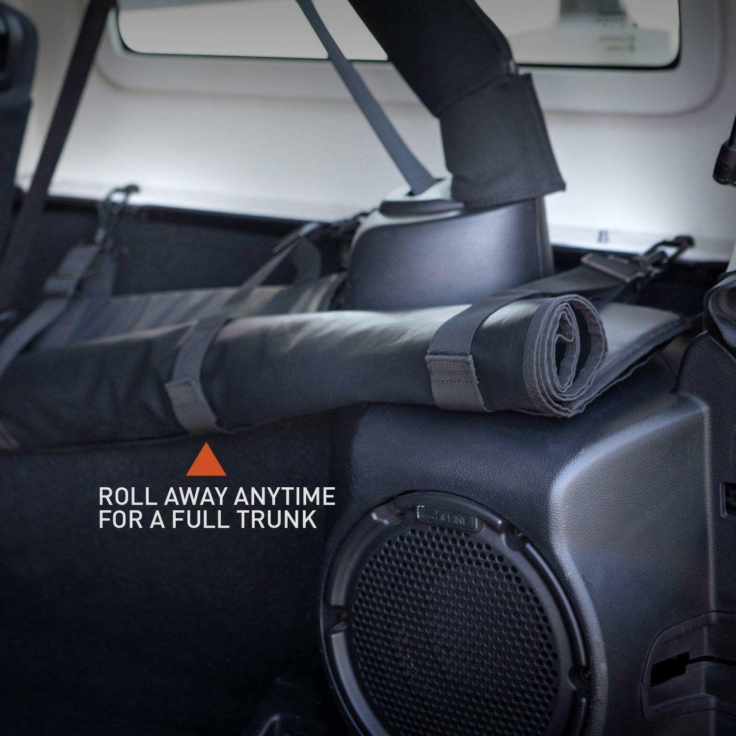 Cargo Cover Baule Posteriore Bagagliaio Tendina Ombra Protector Compatibile con Jeep Wrangler JK JKU 2007-2017 Unlimited 4 Door