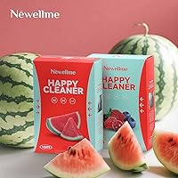 Vista 6 de Newellme Happy Cleaner - Probióticos en polvo de bayas de sandía, polvo prebiótico y probiótico, fibra orgánica, sin azúcar, hierbas