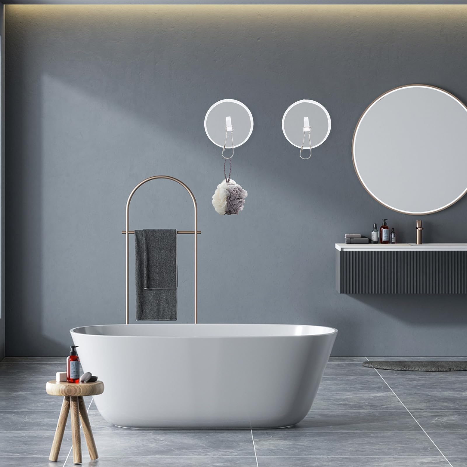 Lot De 30 Crochets De Plafond Autocollants Sans Perçage Avec Clips Pour Mat Et Chaine De Suspension Transparents Extra Resistants Pour Decoration De Plafond