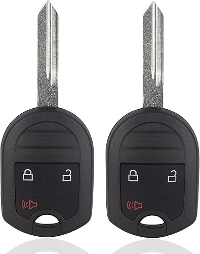 Llavero de repuesto sin llave compatible con Ford F150 Edge Escape Expedition Explorer Fusion FocusLincoln Mark LT MKX MKZ  Mazda  Mercury 3 botones