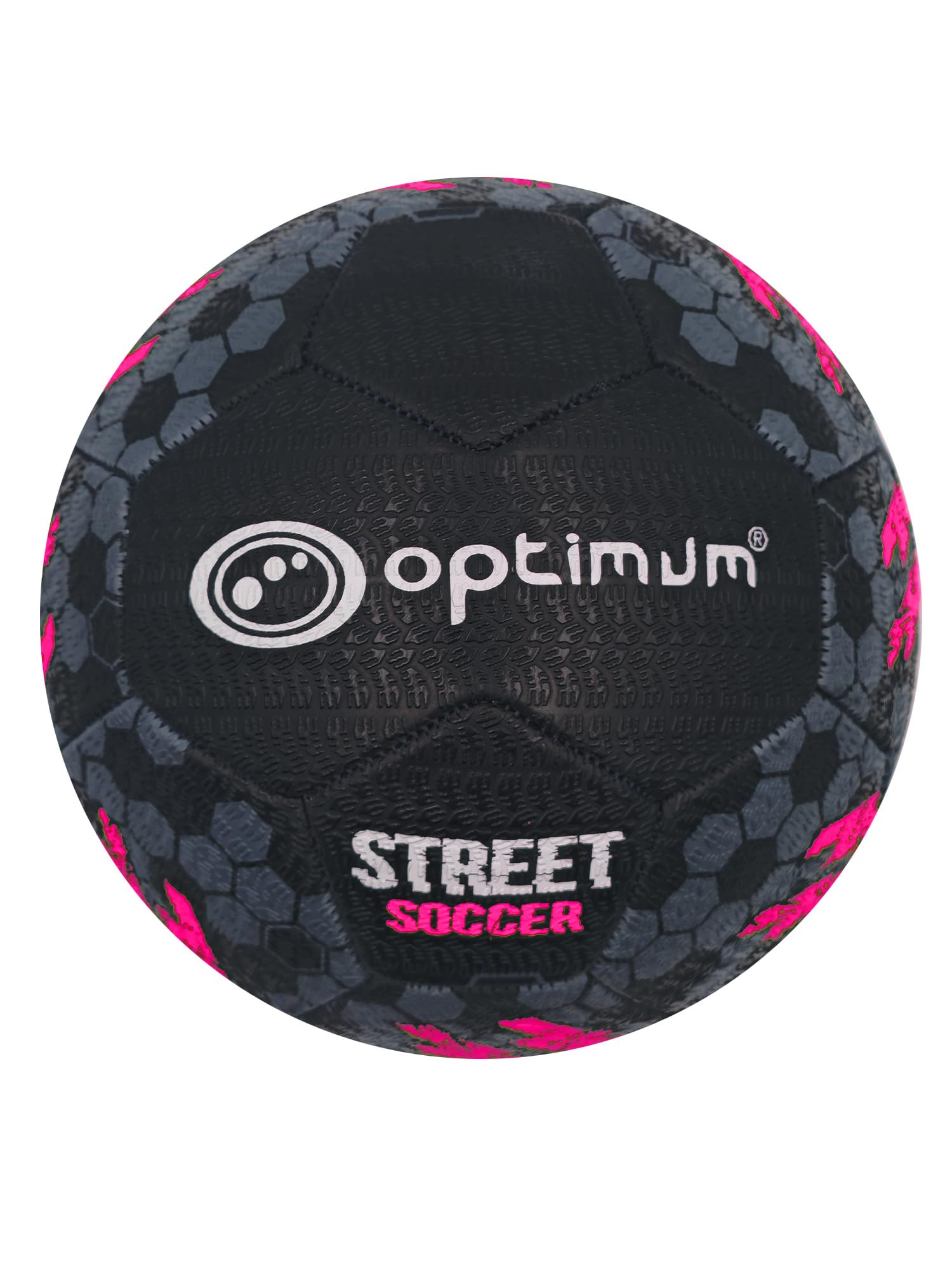 Optimum STREET FOOTBALL - BLACK/PINK - 4