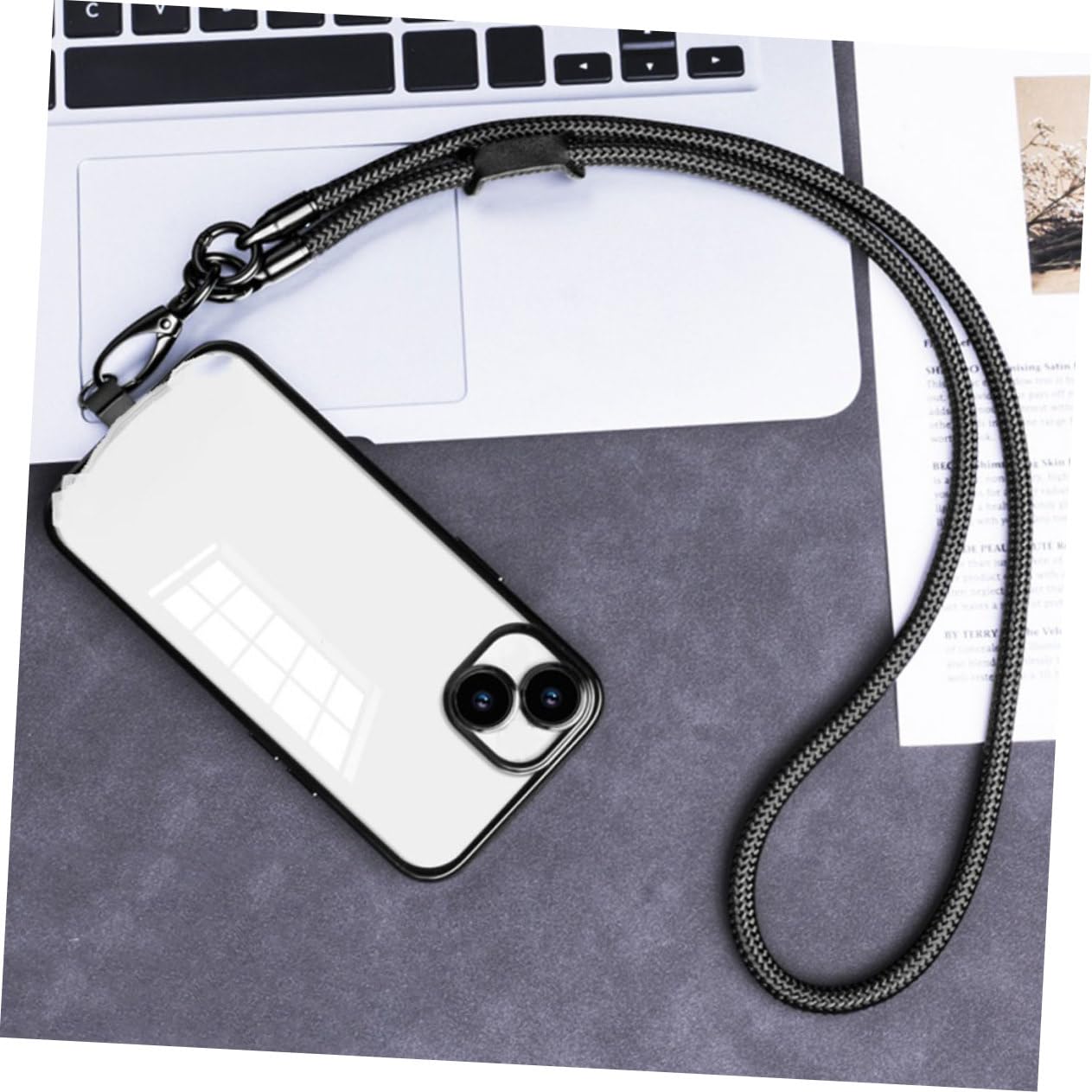 TEHAUX 5stücke Anti-verlust Handy-lanyard Aus Robuste Handy-tragekette Mit Abnehmbarer Halterung Für Mobiltelefone Player Und Usb-sticks Für Schule Arbeit Und Freizeit
