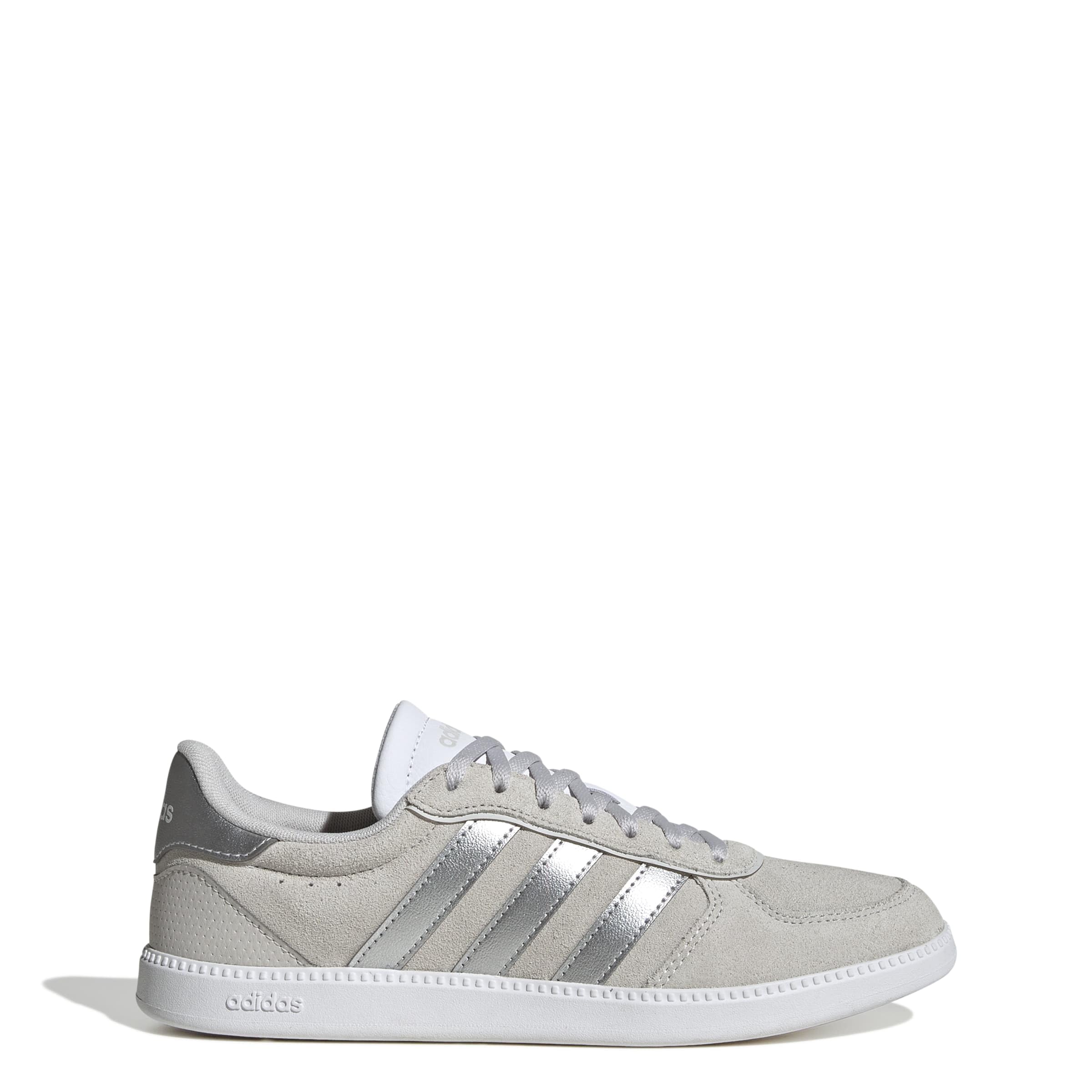 adidas Women BREAKNET Sleek Suede Sports Shoes Grey 5-picture-23