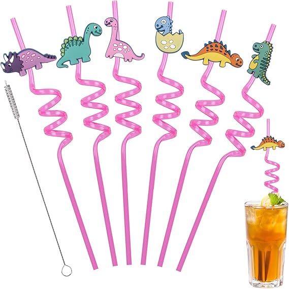 Novelty Party Straws, Environmentally Friendly Crazy Straws, Reusable