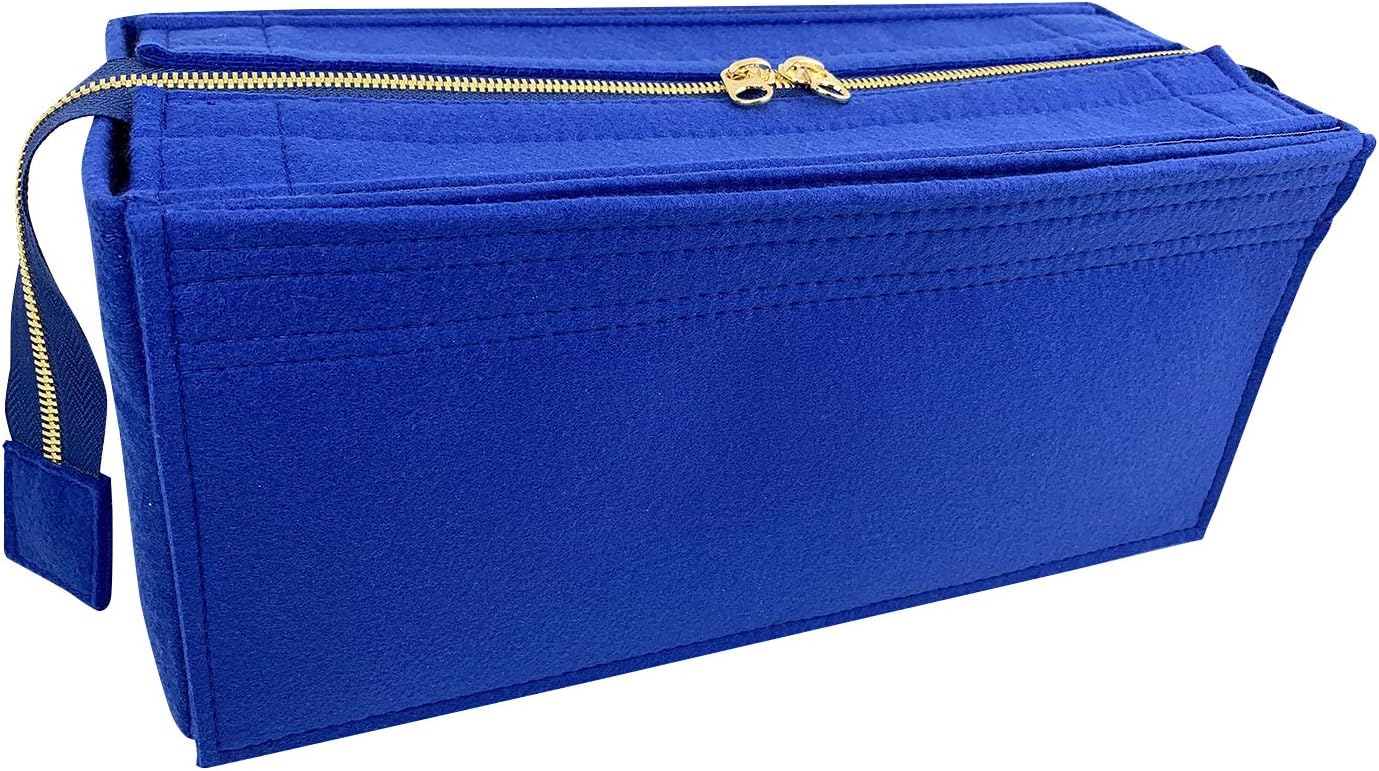Bag Organizer for Dior Book Tote Large [Detachable Zipper Top Cover] - Premium Felt (Handmade/20 Colors)