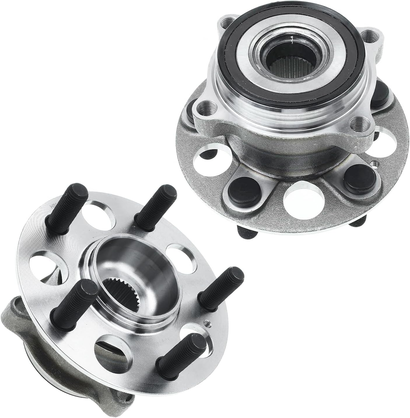 Detroit Axle - AWD Rear Wheel Bearing Hubs for 2017 2018 2019 Honda Ridgeline Wheel Bearing and Hubs Assembly Replacement Pair Hubs