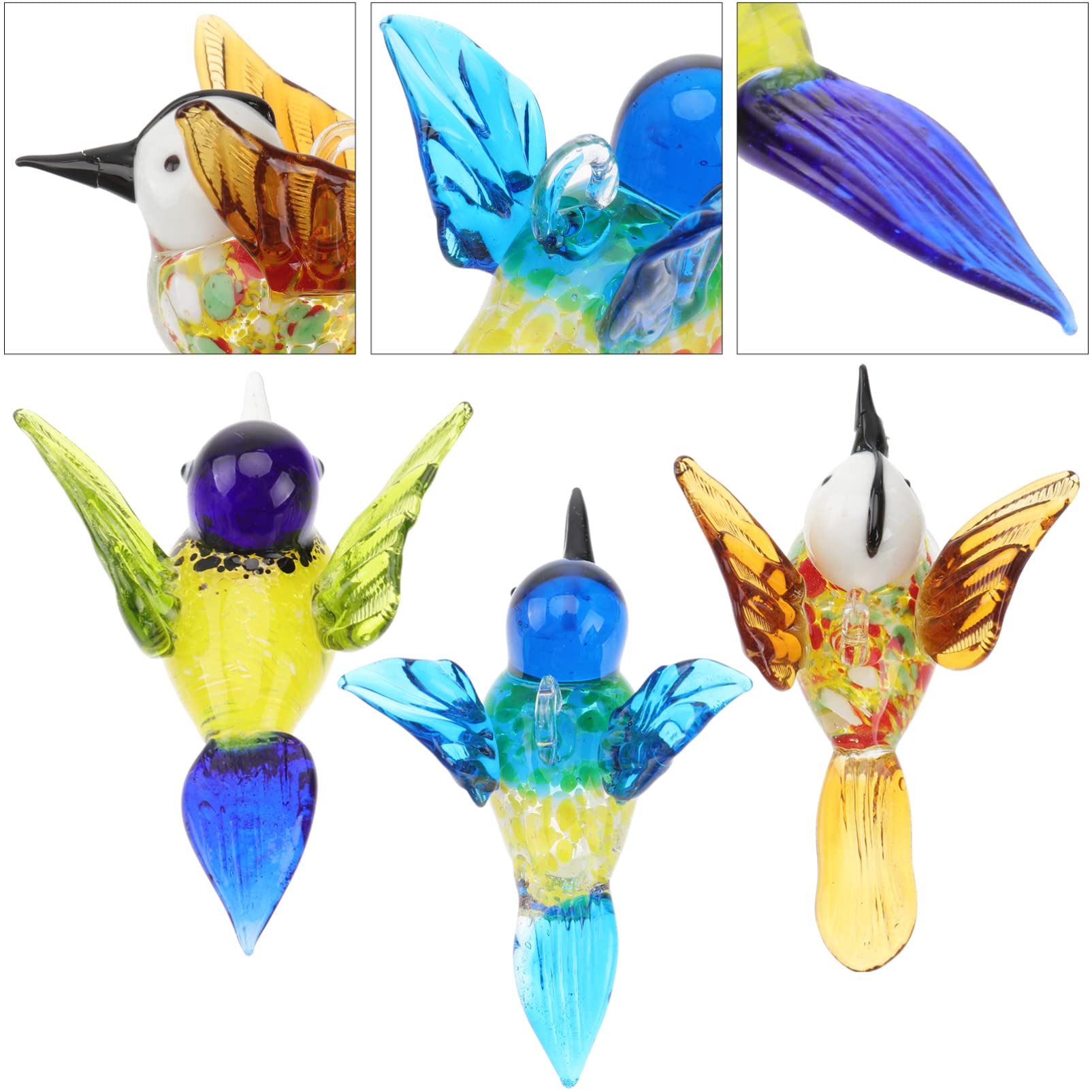 アートガラス 鳥の彫刻 約20cm ガラス彫刻（工芸エッチングアートガラス） | ガラス工房デュー