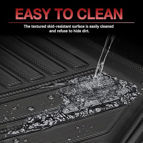 Miniatura 4 de Mazda 3 tapetes 2019-2024, TPE para todo tipo de clima, ajuste personalizado para 1 y 2 fila, negro, juego completo, inodoro, antideslizante