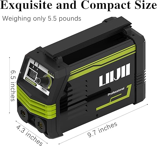 Miniatura 3 de Máquina de soldar, 20 varillas soldadora de 110 V 250 A, soldador portátil, mini soldador de arco MMA para el hogar con pantalla digital, inversor