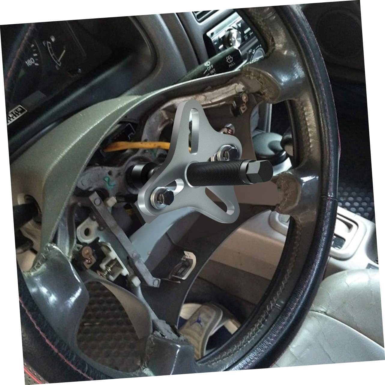 46pcs Steering Wheel Puller for Automotive Maintenance Harmonic and Pullers Essential Disassembly Tools for Mechanics and Users