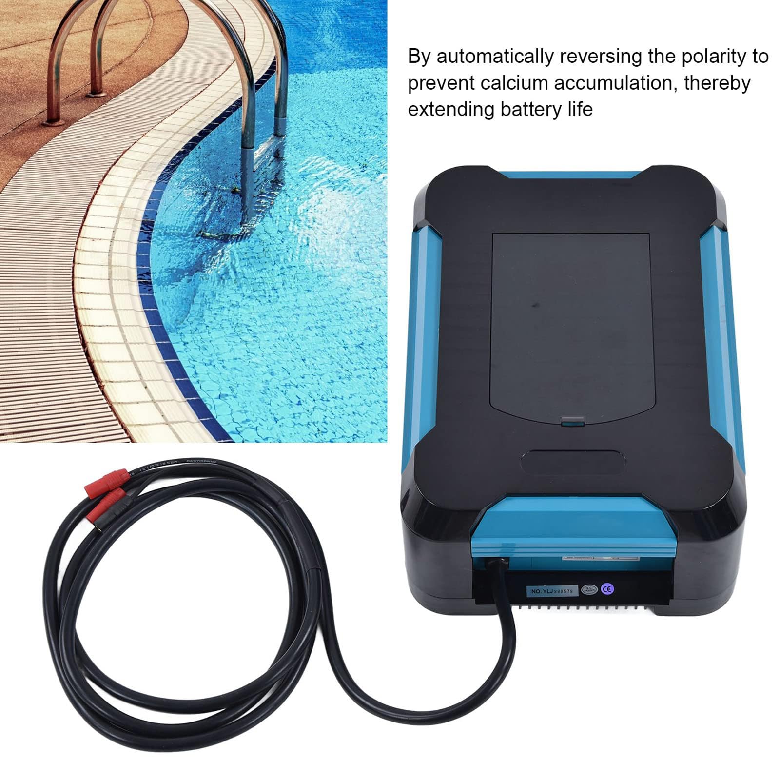 Equipo de tratamiento de agua para piscinas, Máquina electrolítica de cloro salino, Generador electrolítico de cloro salino para piscinas,42g/h