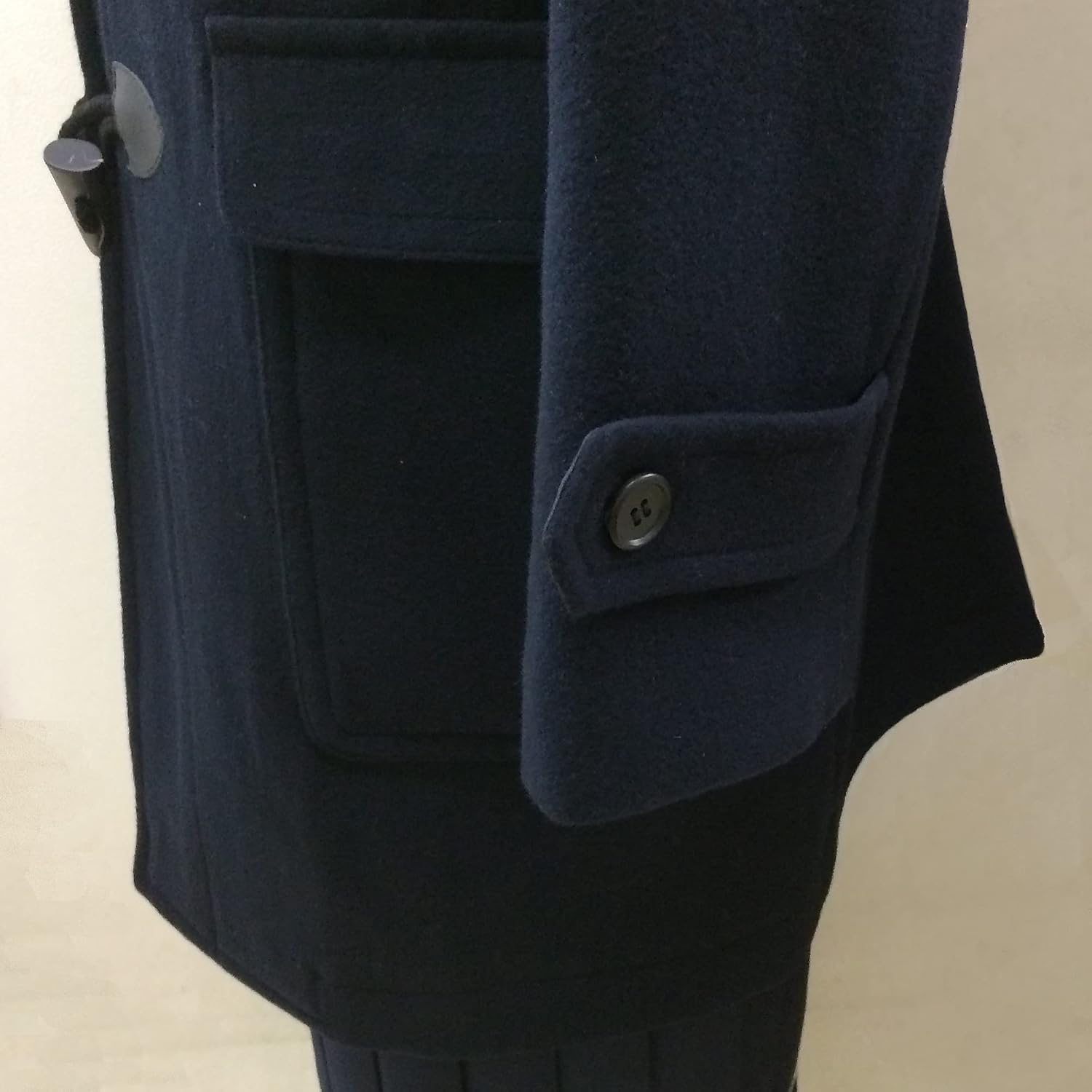 tombow varsitymate ダッフルコート 高級素材ネイビー Amazon.co.jp