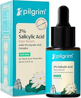 Pilgrim Suero facial de ácido salicílico al 2...