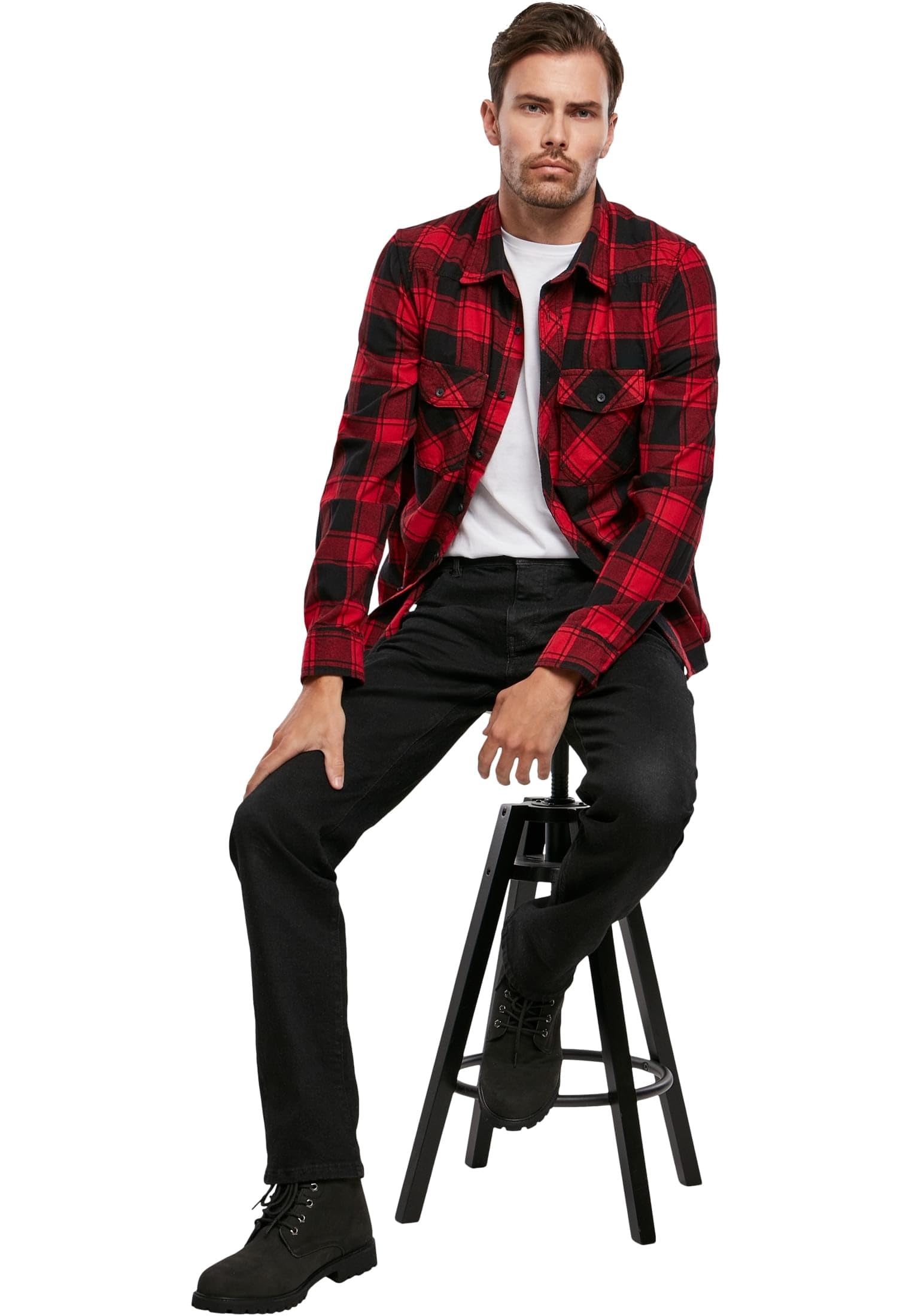Brandit Camicia A Quadri Uomo Flanella Hemd