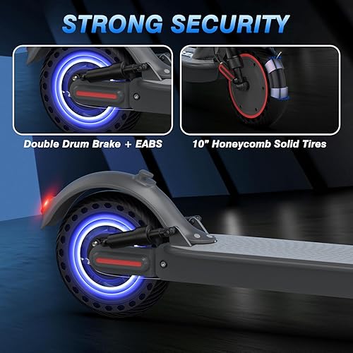Miniatura 4 de KEQ Electric Scooter for Adults Commuting 8.5"10" Tires,1922Mph,350W500W Motor, 21-30 Miles Range,Dual Braking System Portable & Foldable E Scooter