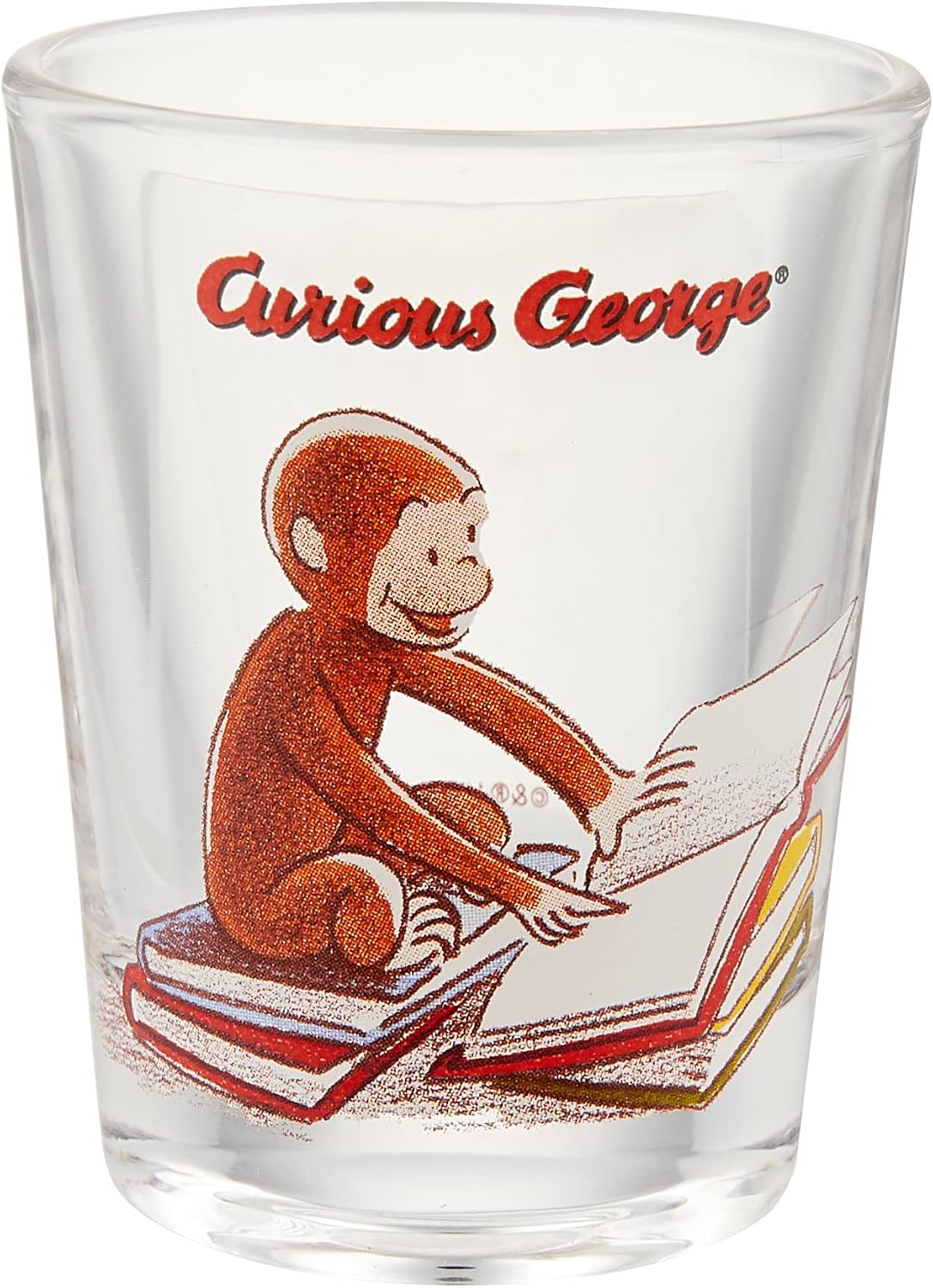 Curious George SAN3505-2 Mini Glass Classic Bicycle