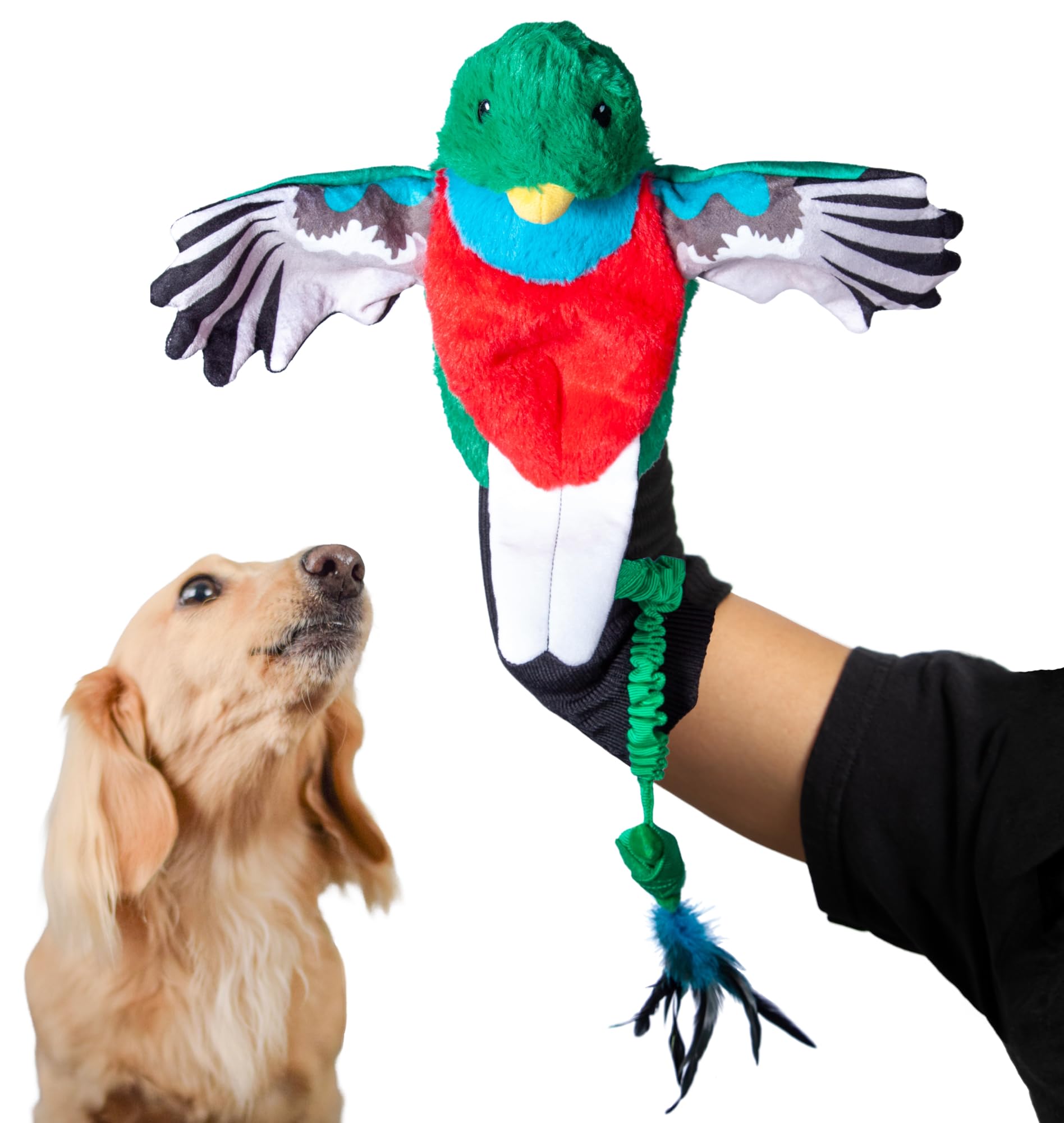 Milunova Pupr Pals - Marioneta de juguete de lucha libre para gatos y perros con acolchado resistente para un juego interactivo seguro, protección para evitar que los cachorros muerdan las manos; para
