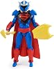 DC Comics Superman Man of Steel action figure, 30cm, 9-piece full action figure for exciting role-playing game, toy for children over 4 years old