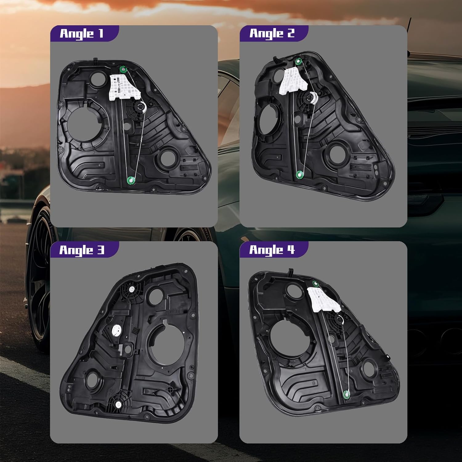 83481-D3001 Power Window Regulator Rear Right Without Motor Compatible with 2016 2017 2018 2019 2020 Hy-undai Tucson 1.6 2.0 2.4L Replace 83481-D3000