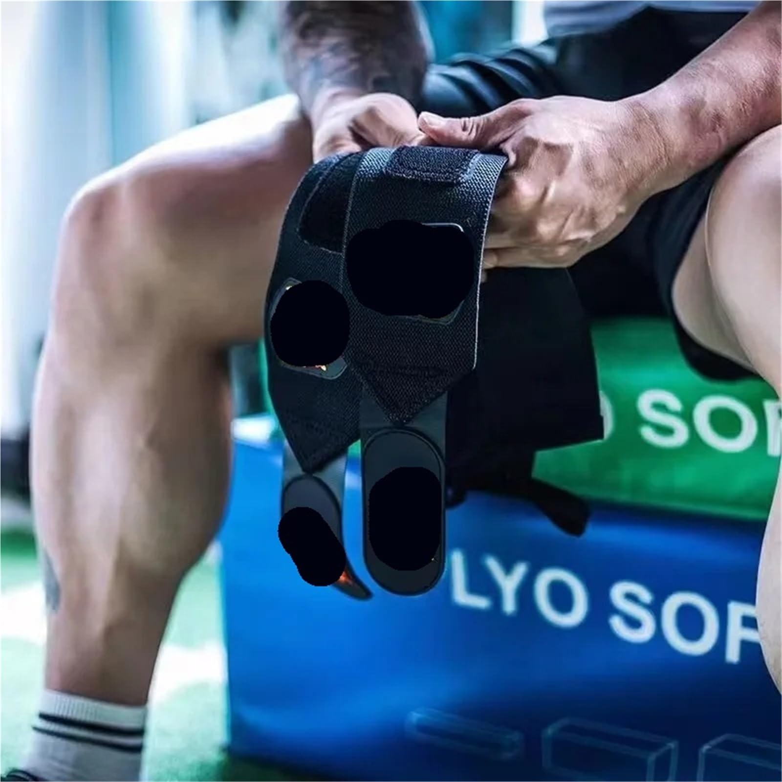1 Paar Handgelenkbandagen Coole Gewichtheberunterstützung for das Fitnessstudio Fitnesstraining Gewichthebergurte mit Daumenschlaufe für Sommer-Sport
