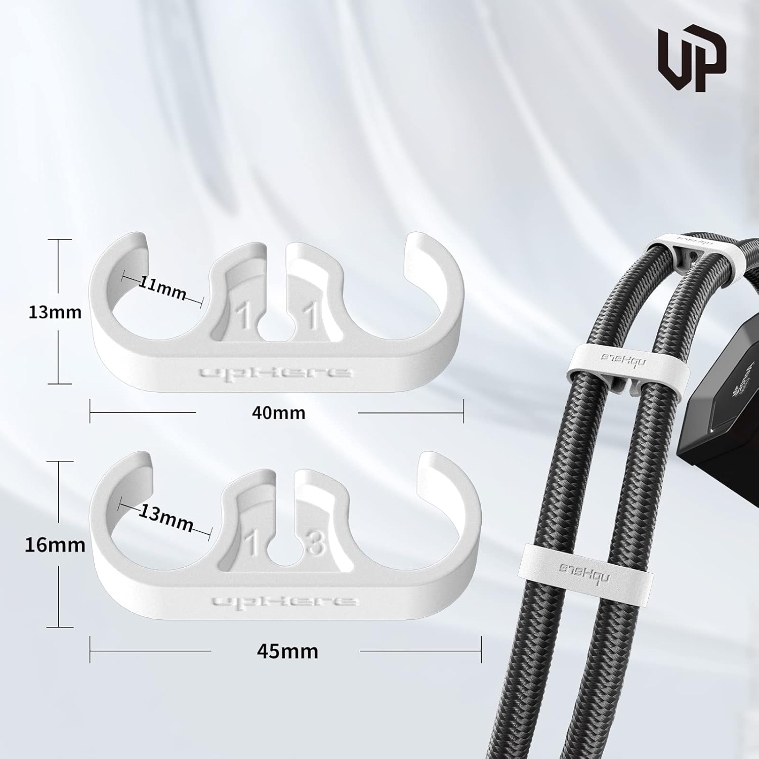 upHere Water Cooler Kit Tube Comb Cable Comb 11mm x 4pcs 13mm x 4pcs For CPU Water Cooler