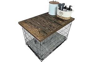 Handmade Wood Dog Kennel Topper