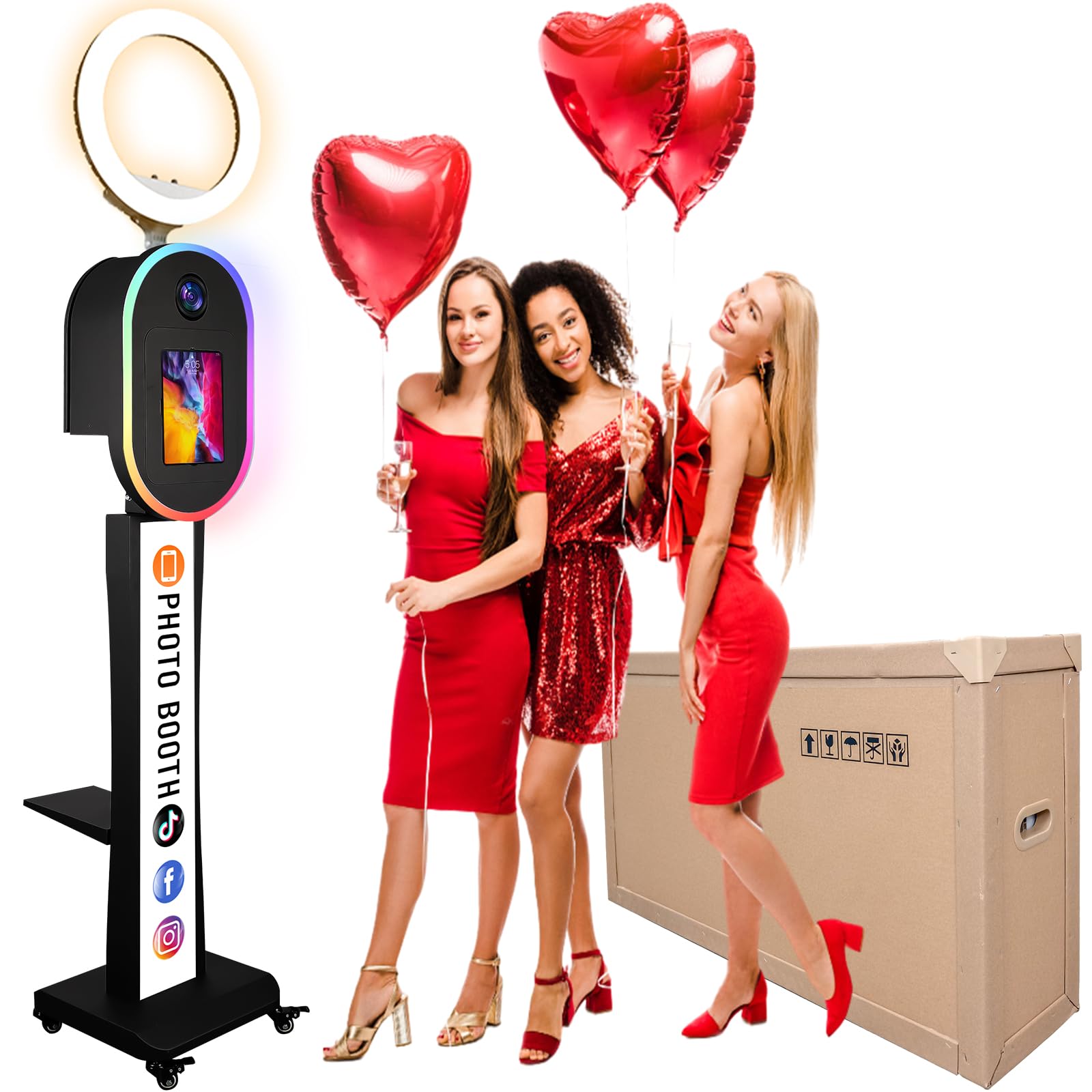 ZLPOWER Photo Booth for iPad 10.2